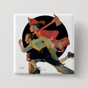 Badge Carré 5 Cm À la délivrance