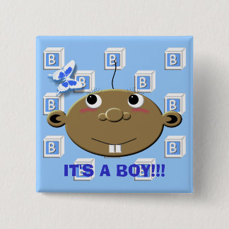 Badge Carré 5 Cm AABBlocks-Bouton