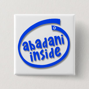 Badge Carré 5 Cm Abadani Inside