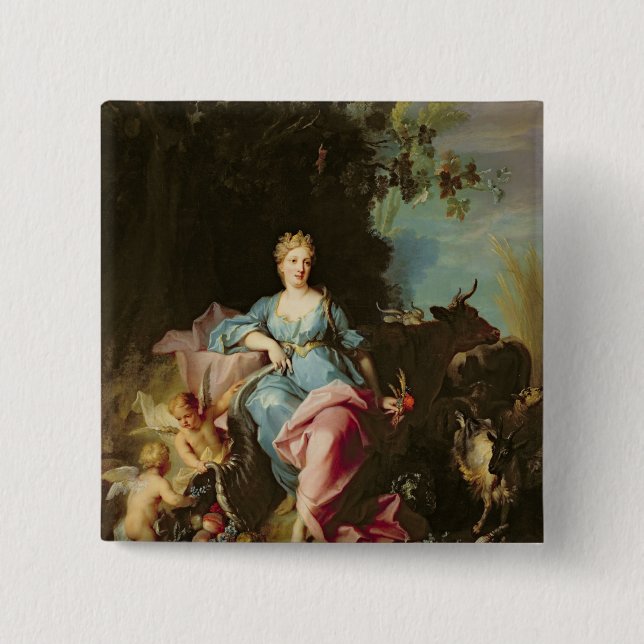 Badge Carré 5 Cm Abondance, 1719 (Devant)