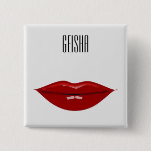 Badge Carré 5 Cm accessoires de mode geisha