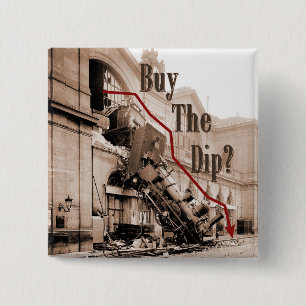 Badge Carré 5 Cm Acheter L'Humour Du Marché Stock Dip