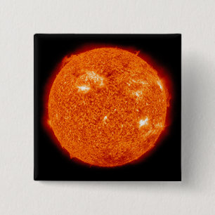 Badge Carré 5 Cm Activité solaire le Sun 3