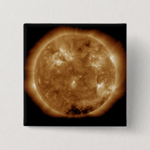 Badge Carré 5 Cm Activité solaire le Sun 5