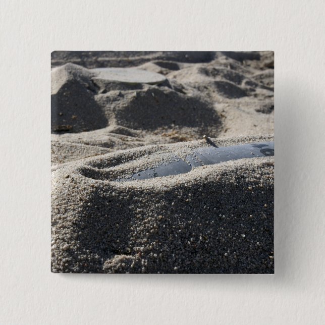 Badge Carré 5 Cm Affichage statique d&#x27;une coque de commande (Devant)