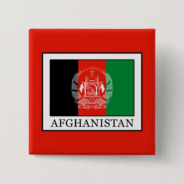 Badge Carré 5 Cm Afghanistan (Devant)