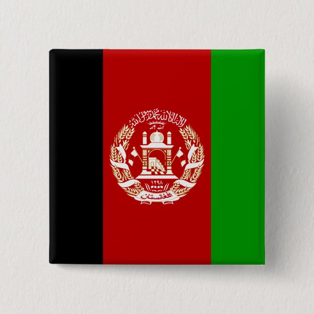 Badge Carré 5 Cm afghanistan (Devant)