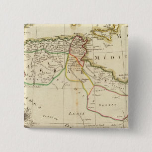 Badge Carré 5 Cm Afrique du Nord