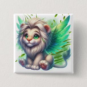 Badge Carré 5 Cm Ailes de résilience