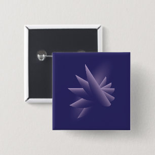 Badge Carré 5 Cm Ailes violettes