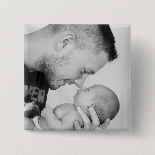 Badge Carré 5 Cm Ajouter votre propre photo personnalisée