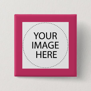 Badge Carré 5 Cm Ajoutez votre image ou texte ici