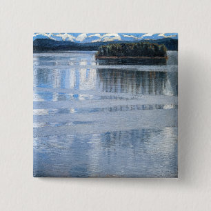 Badge Carré 5 Cm Akseli Gallen-Kallela - Lac Keitele
