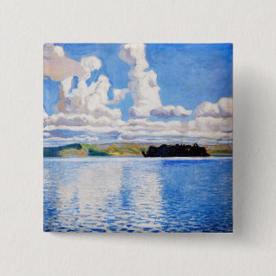 Badge Carré 5 Cm Akseli Gallen-Kallela - Tours Cloud