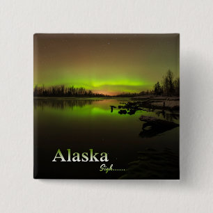 Badge Carré 5 Cm Alaska Sigh....