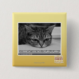 Badge Carré 5 Cm Alerte de Grumpage