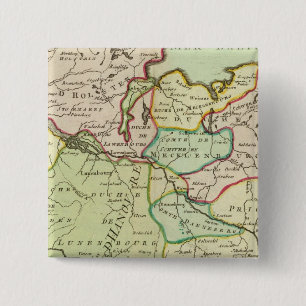 Badge Carré 5 Cm Allemagne 16