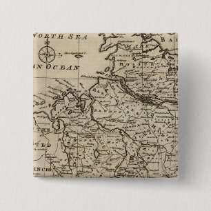 Badge Carré 5 Cm Allemagne 21