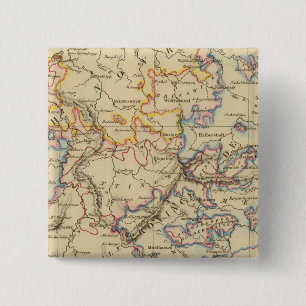 Badge Carré 5 Cm Allemagne centrale
