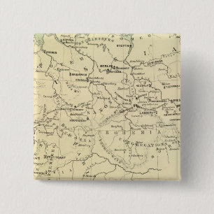 Badge Carré 5 Cm Allemagne, Suisse, Pays-Bas