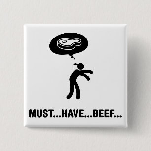 Badge Carré 5 Cm Amant de boeuf