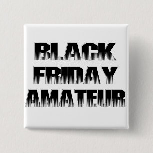 Badge Carré 5 Cm Amateur du vendredi noir