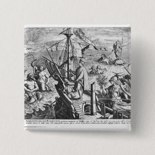 Badge Carré 5 Cm Amerigo Vespucci