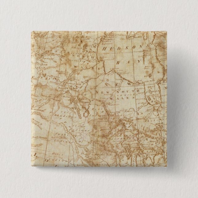 Badge Carré 5 Cm Amérique du Nord 1804 (Devant)