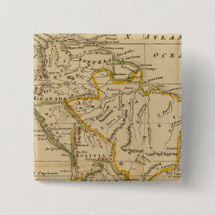 Badge Carré 5 Cm Amérique du Sud 11