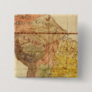 Badge Carré 5 Cm Amérique du Sud 15