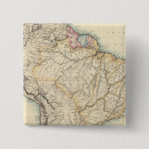 Badge Carré 5 Cm Amérique du Sud 16