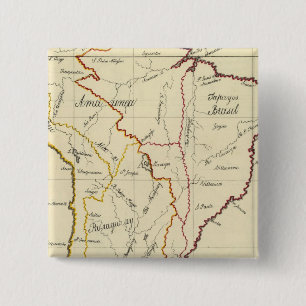 Badge Carré 5 Cm Amérique du Sud 9