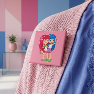 Badge Carré 5 Cm Amis