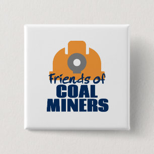 Badge Carré 5 Cm Amis des mineurs