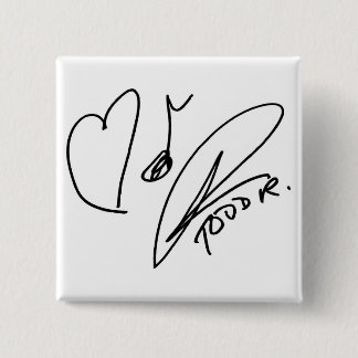 Badge Carré 5 Cm Amour-Musique-Pin