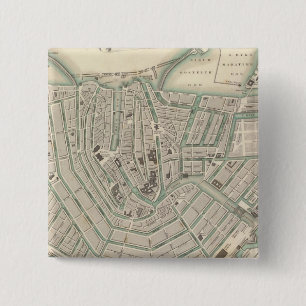 Badge Carré 5 Cm Amsterdam 2