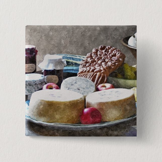 BADGE CARRÉ 5 CM ANCIENNE ANGLETERRE (Devant)