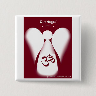 Badge Carré 5 Cm Ange de l'OM