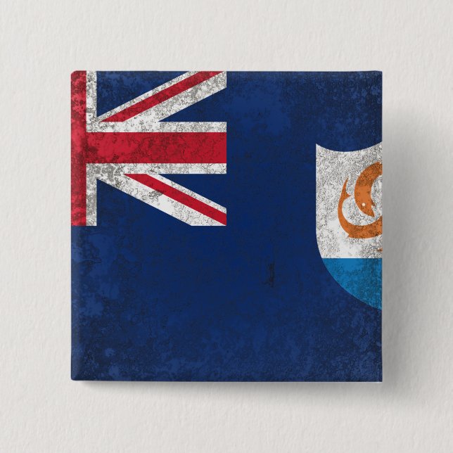 Badge Carré 5 Cm Anguilla (Devant)