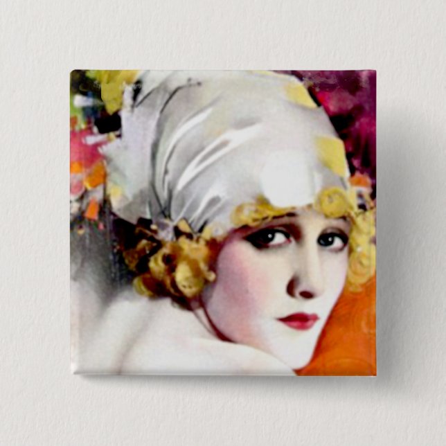 Badge Carré 5 Cm Anna Nilsson (Devant)