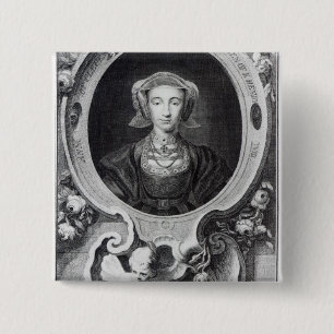 Badge Carré 5 Cm Anne de Cleves