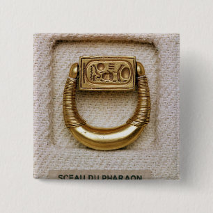 Badge Carré 5 Cm Anneau avec le joint du Général Horemheb