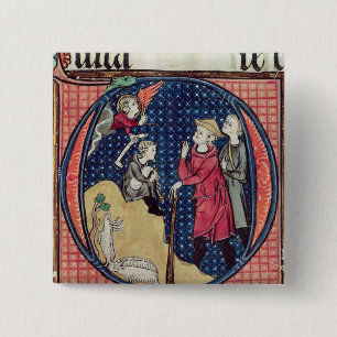 Badge Carré 5 Cm Annonce aux bergers