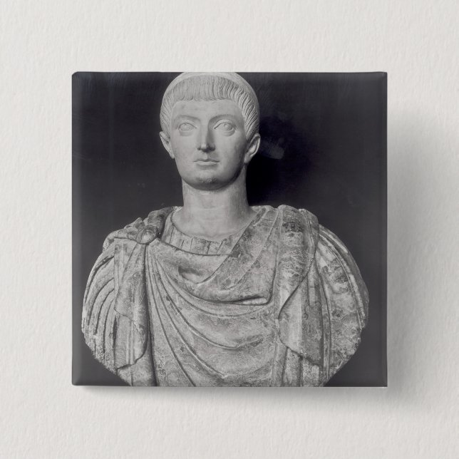 Badge Carré 5 Cm ANNONCE c.350 de Constantine I (Devant)