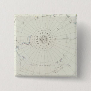 Badge Carré 5 Cm Antarctique