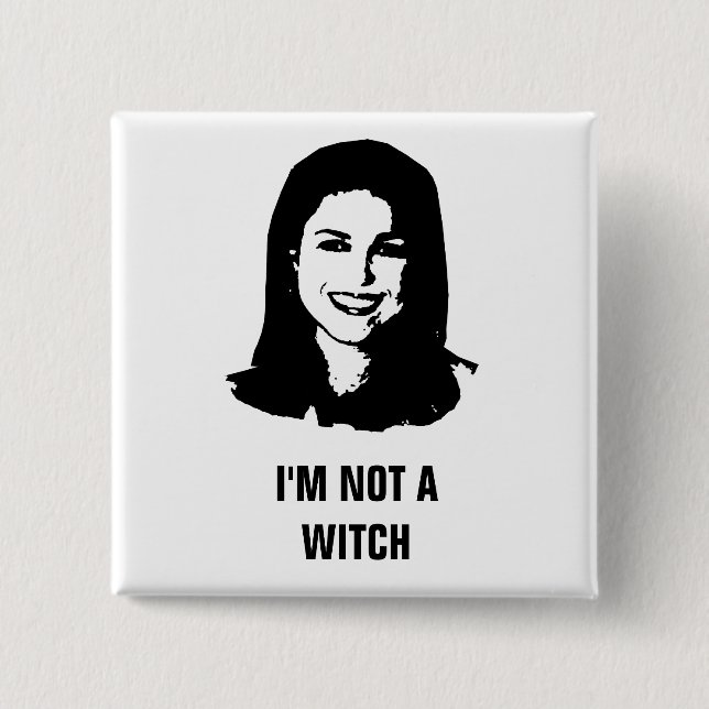 Badge Carré 5 Cm Anti- Christine O'Donnell (Devant)