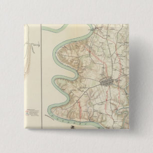 Badge Carré 5 Cm Antietam, Harper's Ferry, Sharpsburg
