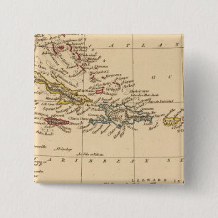 Badge Carré 5 Cm Antilles 22