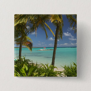 Badge Carré 5 Cm Antilles françaises, Guadeloupe, Grande Terre, 2