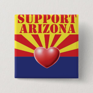 Badge Carré 5 Cm APPUI Arizona, AZ